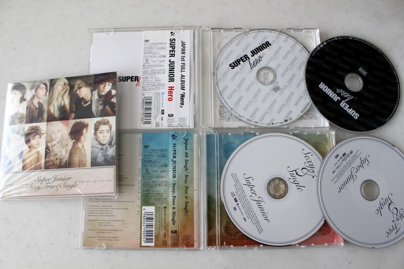 SET x15 Super Junior Japan CD Included Limited edition+DVD