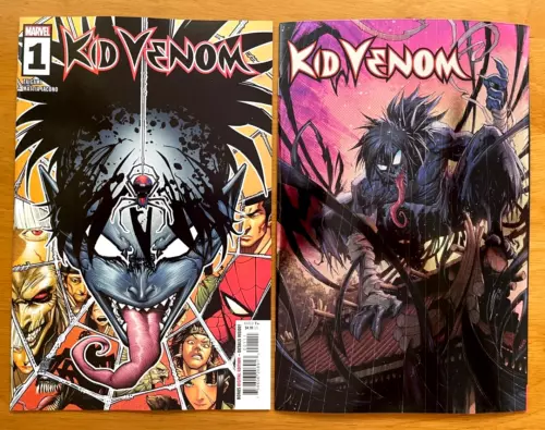 Kid Venom #1 2024 Marvel Comics Main CVR + Sandoval Foil Var Set NM