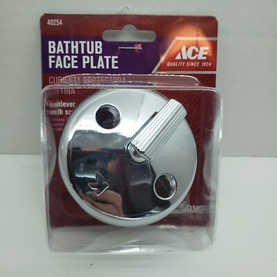 ACE Bathtub Face Plate Triplever  Chrome   #40254