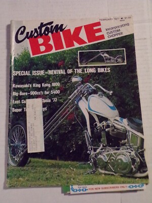 Custom Bike Magazine September 1977, Kawasaki's King Kong 1000