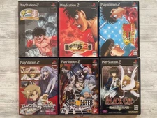 SONY PS2 Hajime no Ippo  & Elemental Gelade & Soul Eater & Black Cat  set