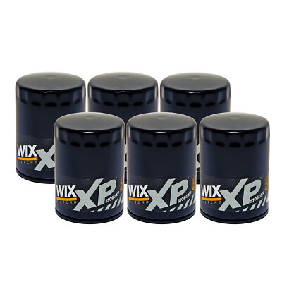 Wix Xp Set of 6 Engine Motor Oil Filters For AM Caddy Chevy GMC Hummer Isuzu
