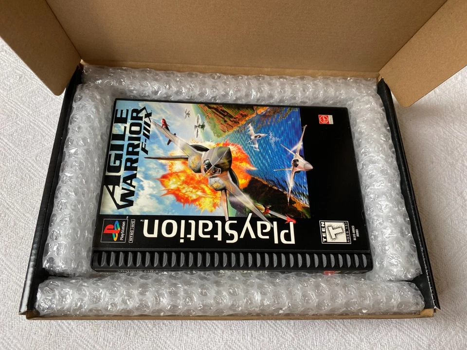 Agile Warrior F-IIIX PS1 Long Box - NTSC-U/C USA VGC with Reg - Tracked - Image 3 of 4