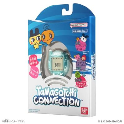 BANDAI Tamagotchi Connection めろんそーだ BANDAI Tamagotchi Connection Melon Soda Tamagotch Digital Toy Blue