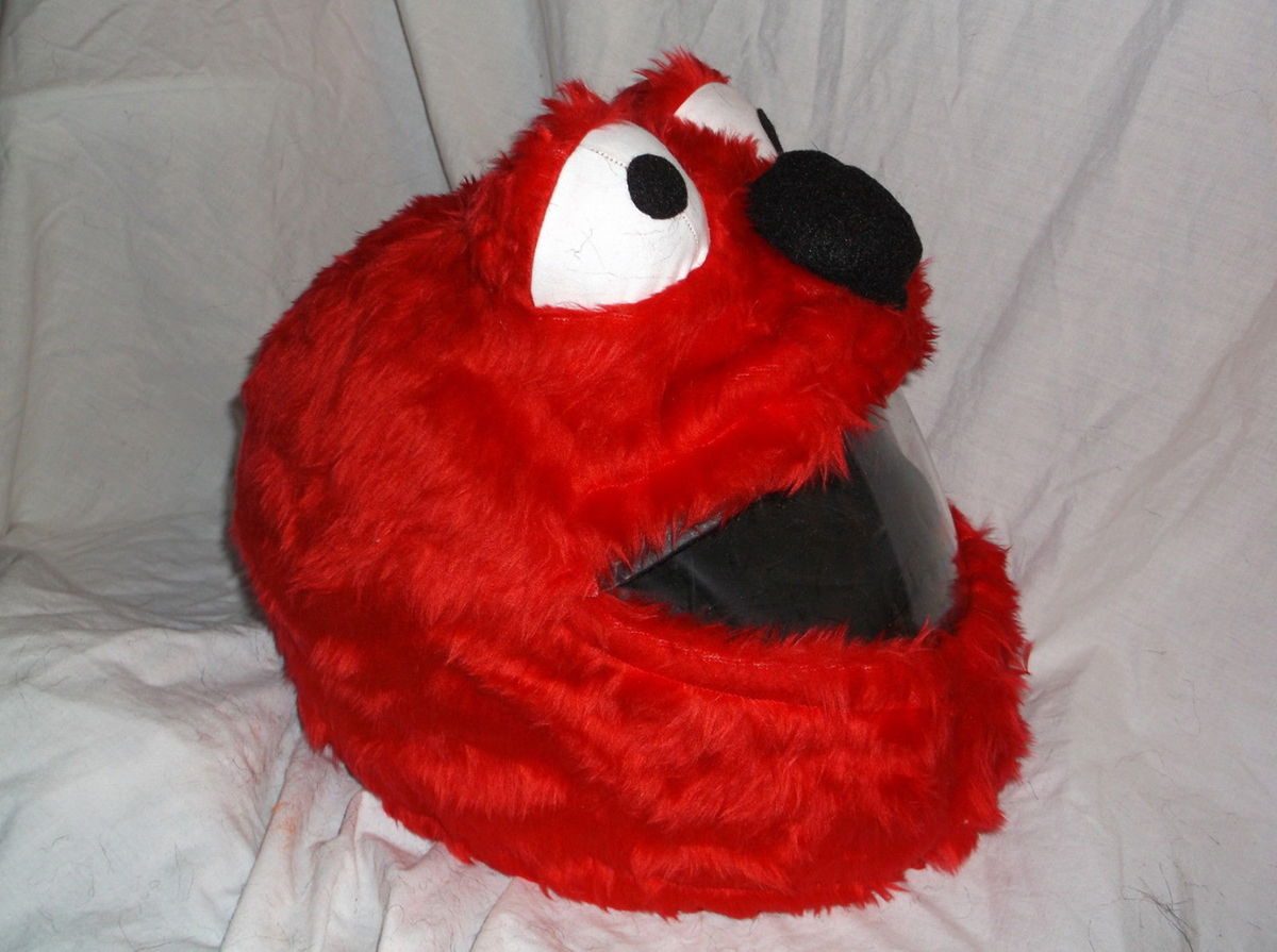 MOTORBIKE FUNNY HEEDS CRAZY CRASH HELMET COVERS MOTORCYCLE COVER