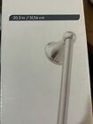 allen + roth Sullivan 18” Chrome Wall Mount Single Towel Bar New Silver