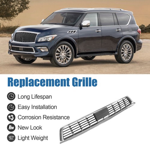 Front Lower Grille For 2014 2015 2016 2017 INFINITI QX80 - Picture 6 of 10