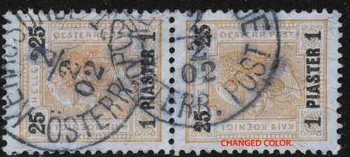 1901 Austria Levant Mi#41 Turkey CD:KERASSUNDE 2.2.1902 used VF - Picture 2 of 3