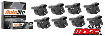 IGNITION SERVICE KIT WITH ROUND COIL FOR CHEVROLET SUBURBAN 1500 LC9 5.3L V8