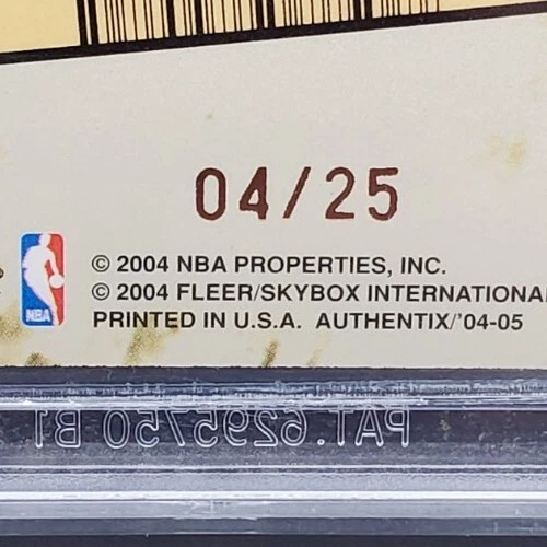 JAMEER NELSON 04-05 FLEER AUTHENTICIX 25 ROOKIE RC MAGIC SSP 4/25 BGS 9.5 Foto 3 de 4