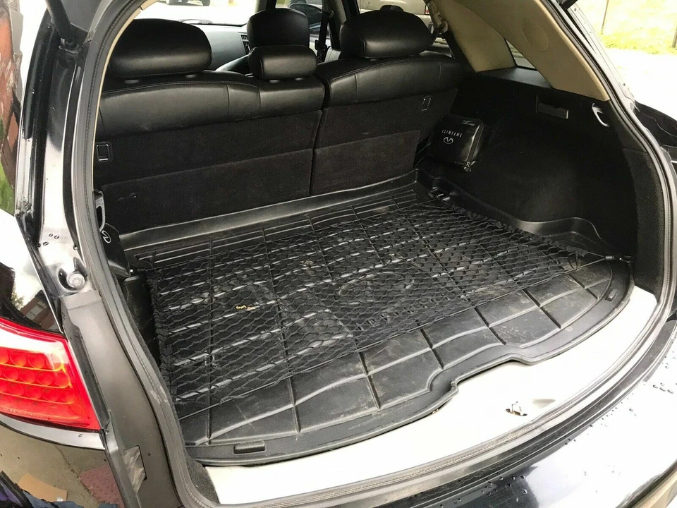 Red de carga estilo piso maletero trasero para Infiniti FX35 FX37 FX45 FX50 2003-2013 Foto 3 de 4