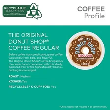 The Original Donut Shop Keurig Single-Serve K-Cup Pods, Regular Medium Roast Cof