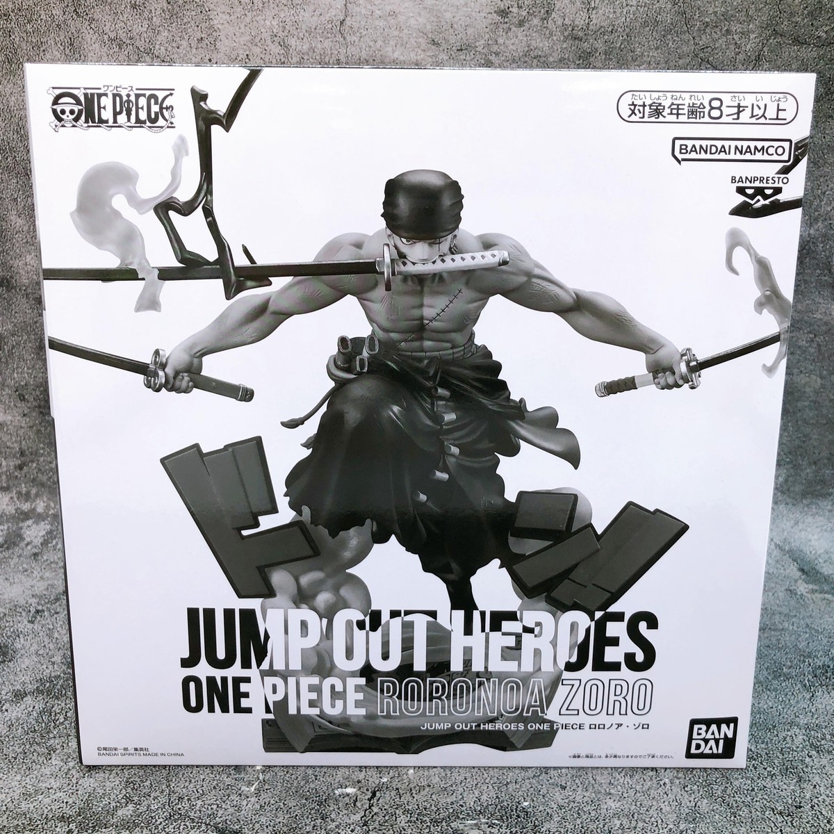 コミック・アニメ JUMP OUT HEROES ONE PIECE RORONOA ZORO One Piece Roronoa Zoro Jump Out Heroes Limited Figure Bandai