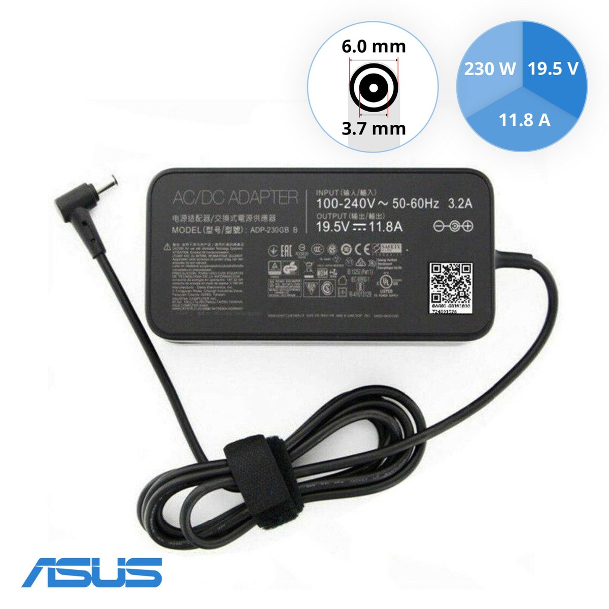 Original Asus ADP-230GB B 19.5V 11.8A 230W AC Power Adapter