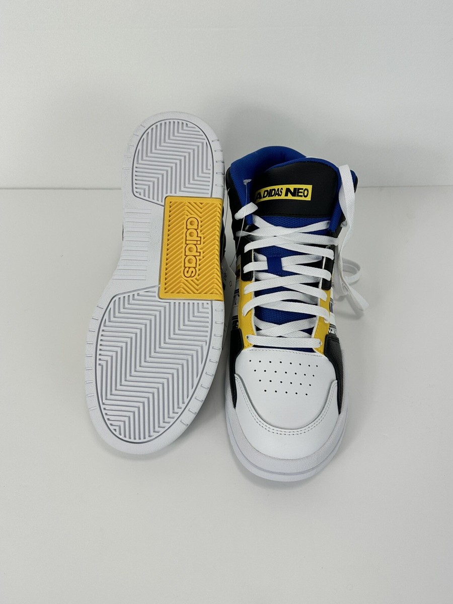 Adidas Entrap Neo Mid Golden State Warriors Blue/Yellow GW4399 Men Sz 8.5 Adidas Entrap Neo Mid Golden State Warriors Blue Yellow  main image 3