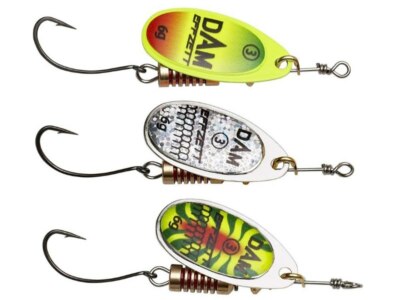 DAM Effzett Spinner with single hook #2 4g Lure Spinner Trout NEW COLORS
