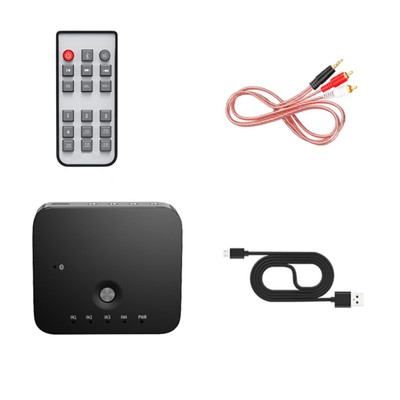 3.5mm Audio Switcher Adapter Durable For Computer/ Laptop/Smartphone/DVD Player