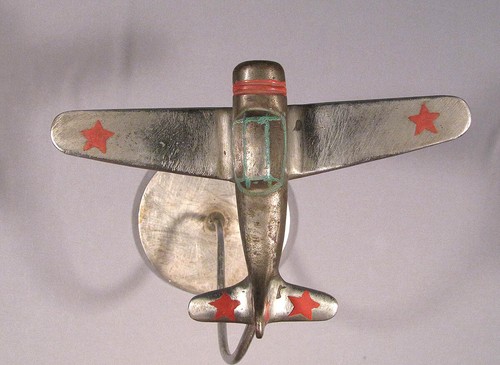 Model I-16 Airplane WWII Fighter Russian Vintage Military Trench Art Metallic - Picture 8 of 11