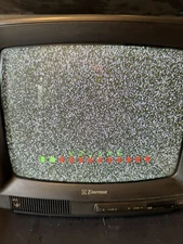 Vintage 1993 Emerson 13” CRT TV TC1379 Gaming Television no remote
