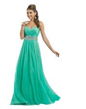 Blush Prom Dress Formal Evening Gown X111 Mint Size 2, Coral Pink Size 6