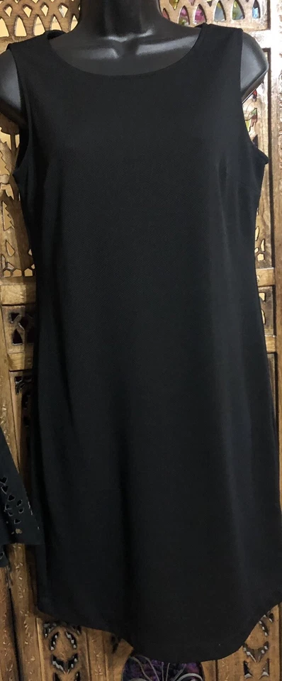 Vestido y chaqueta DANNY & NICOLE blanco negro texturizado 2 piezas talla pequeña mediana Foto 3 de 4