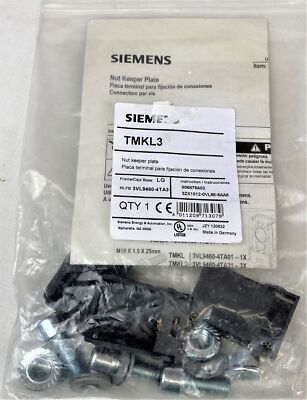Siemens TMKL3 Nut keeper Plate 3VL9460-4TA31 , OVP