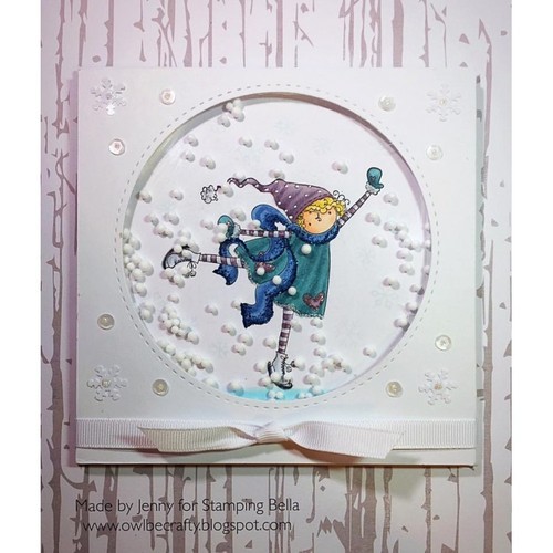 TINY TOWNIES-Stamping Bella Cling Mount Rubber Stamp-Stamping Craft-Townie Girls - Picture 175 of 190