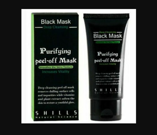 Shills Blackhead Remover Cleansing Purifying Bamboo Charcoal Peel Off Black Mask - Picture 2 of 2