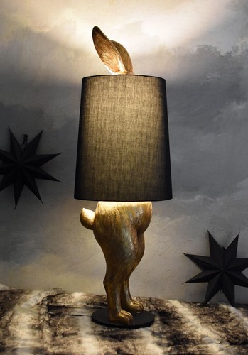 Bunny Lampadaire Lampe Lapin Sculpture Lampe de Table Lapin Lampadaire 117cm - Picture 4 of 5