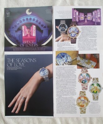 magazine print ad van cleef & arpels watch picture 8x11 inch 20x27 cm waterproof