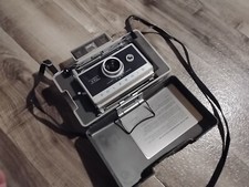 Vintage Polaroid Automatic 330 Land Camera W/Neck Strap/ Timer/ Case - UNTESTED