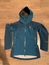 Mountain Equipment Saltoro GTX wasserdichte Damenjacke Gr&ouml;&szlig;e 8 UK blau marine