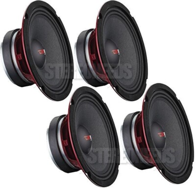DS18 PRO-X6M Car Stereo Midrange Speakers 1800 Watt ohm Midbass Mid  Bass