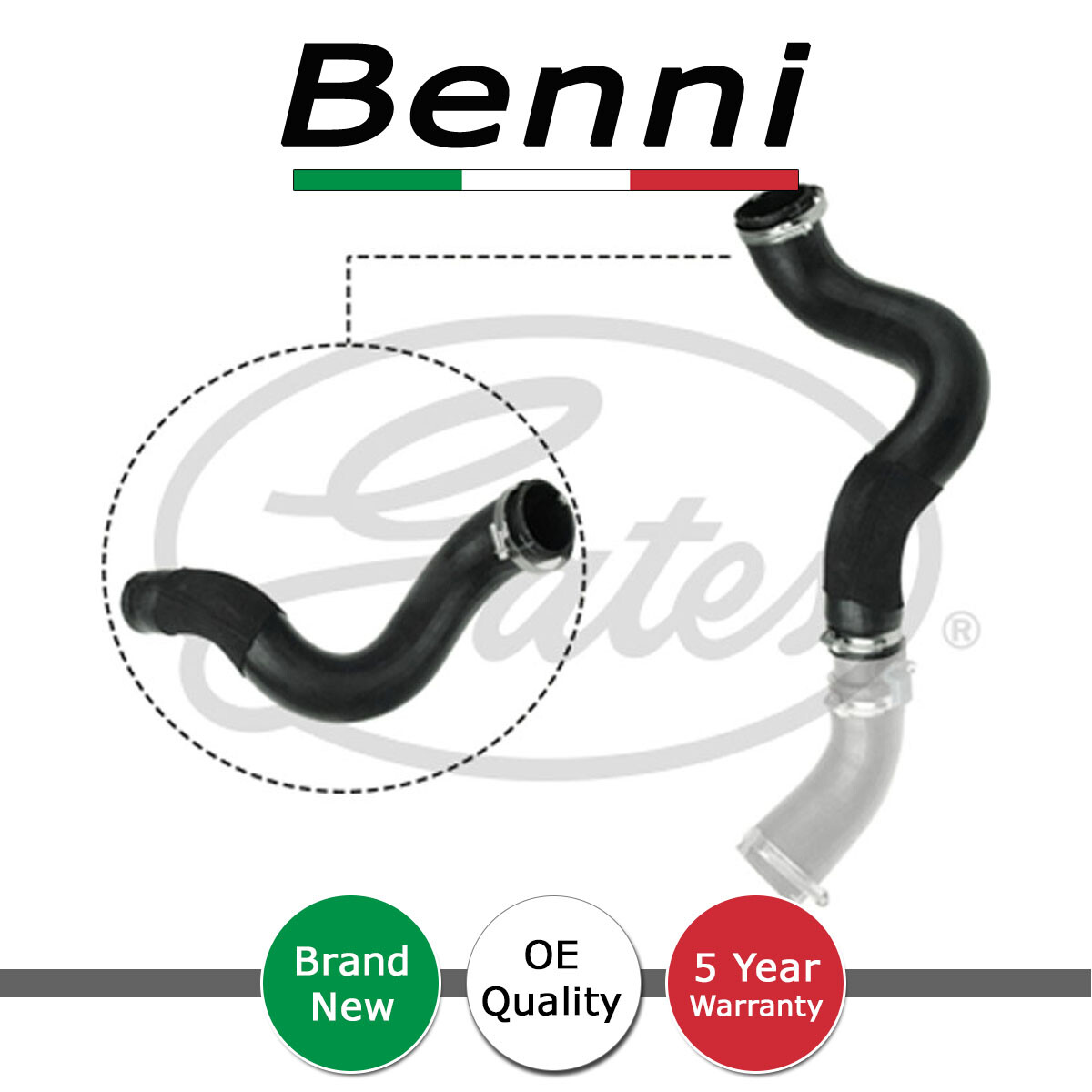 Turbo Hose Benni Fits Ford Transit 2007-2018 2.2 dCi + Other Models #1