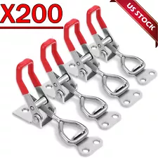 Heavy Duty Steel Toggle Latch Catches Adjustable Lock Clamp For Boxes Case New