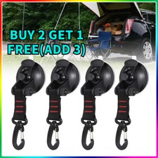 4PC Heavy Duty Suction Cups with Hooks Vacuum Suction Cup Wall Anchor UK