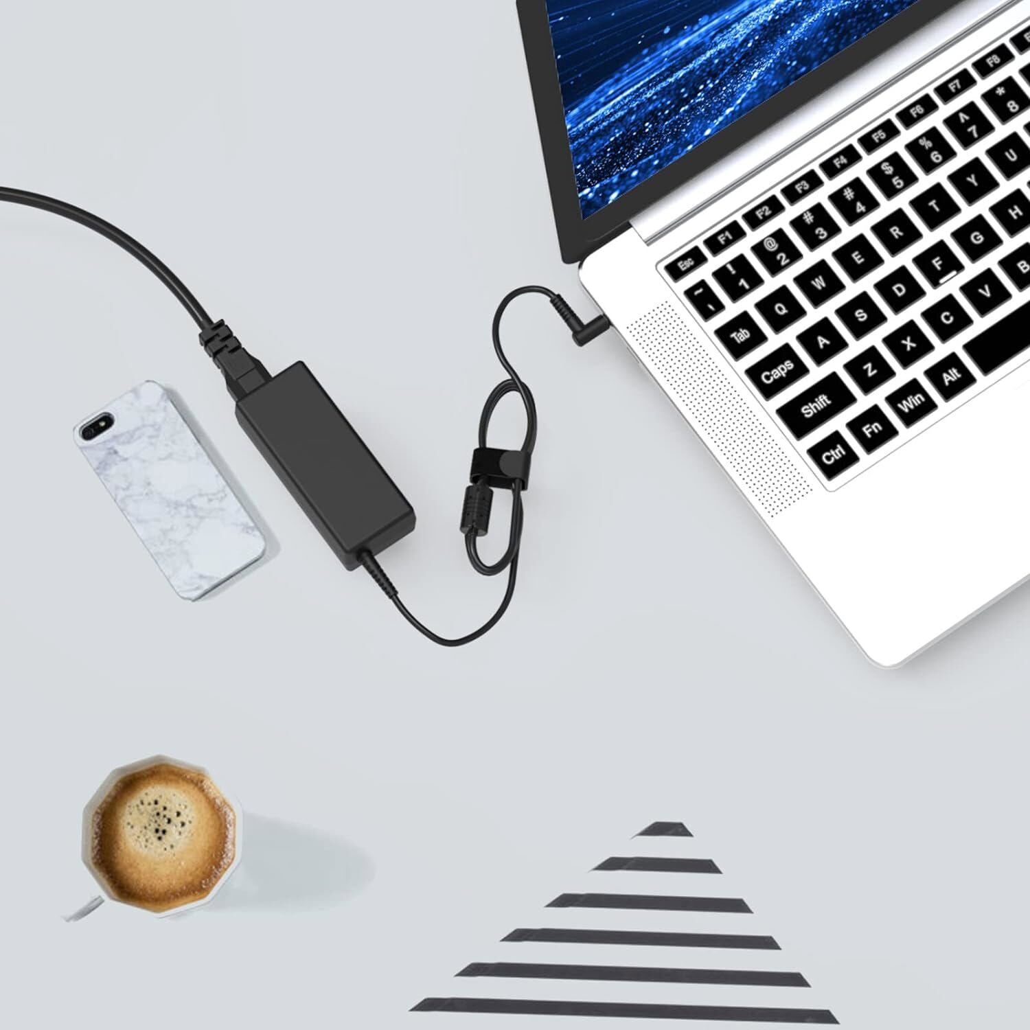 CYD 45W Notebook-Netzteil Für HP – 19,5V/2,31A, 4,5x3,0 Mm Stecker, 2,5 M Kabel, Mit Sicherheitsschutz