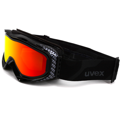 UVEX g.gl 300 TOP Black Take Off wymienna tarcza red snowboard rille narciarskie - Zdjęcie 1 z 1