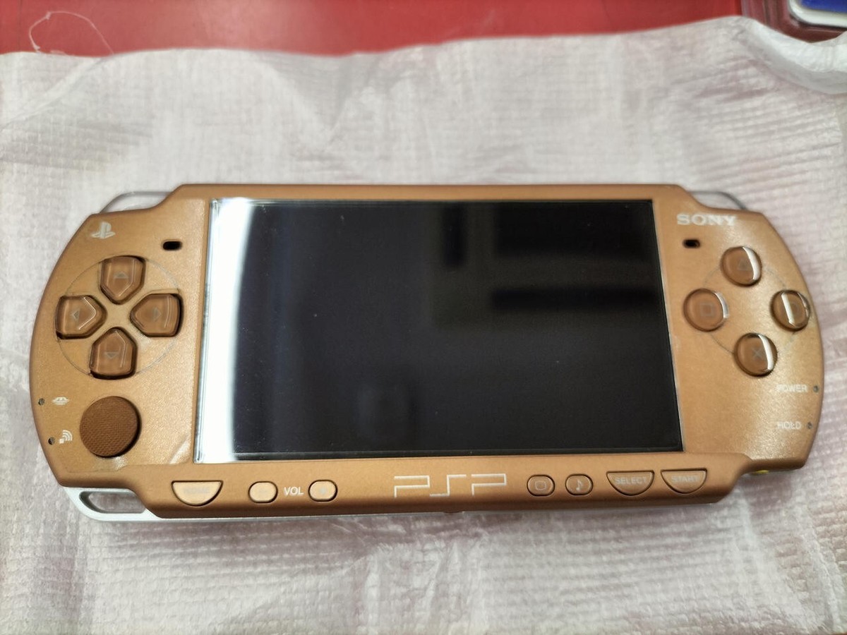 PSP-2000 マットブロンズ 箱付き Sony PSP 2000 Matte Bronze Value Pack System Complete In Box