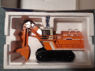 HITACHI 重機 1/60 EX1800 GiantExcavator Shensei 1/60 scale no. 620, Hitachi EX 1800 Giant Excavator