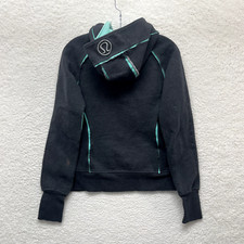 Lululemon Hoodie Jacket Small Womens Grey Turquoise Blue Special Edition