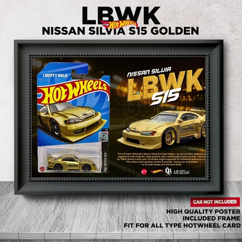 Hot Wheels Collector Poster w/ Frame – Mainline Card Edition Display Wall Art - Picture 64 of 97