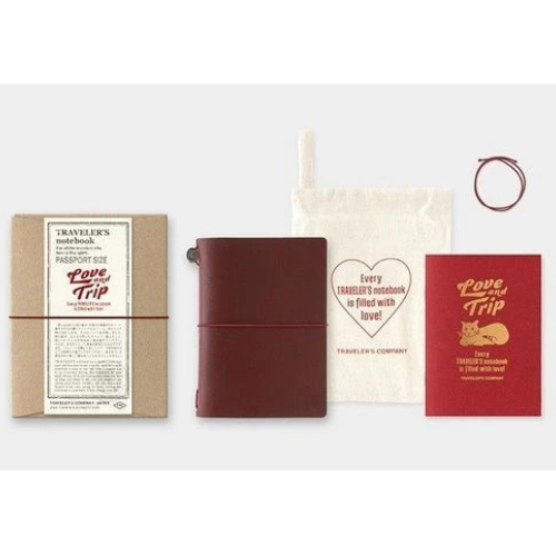 TRAVELER'S notebook LOVE AND TRIP レッド TRAVELER'S notebook LOVE AND TRIP | TRAVELER'S COMPANY