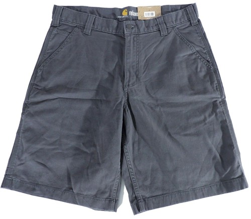 Carhartt Black Canvas Carpenter Shorts B25 BLK Size 33-34 Vintage