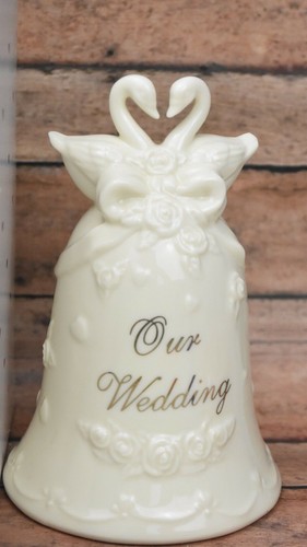 Cake Topper Wedding Bridal Keepsake Pastel Boda Decoración Wedding Bells - Picture 6 of 7