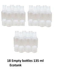 18 Empty 135ml  ml bottles for  universal ET printers  eco Tank  printers Eco