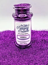 Ultra Fine Purple Glitter - Pamela 3 oz.
