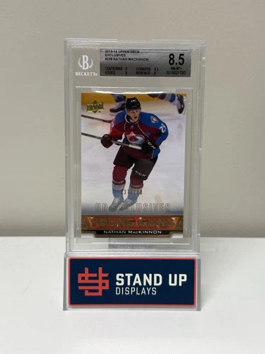 2013-14 Upper Deck Exclusives #238 Nathan MacKinnon Young Guns BGS 8.5
