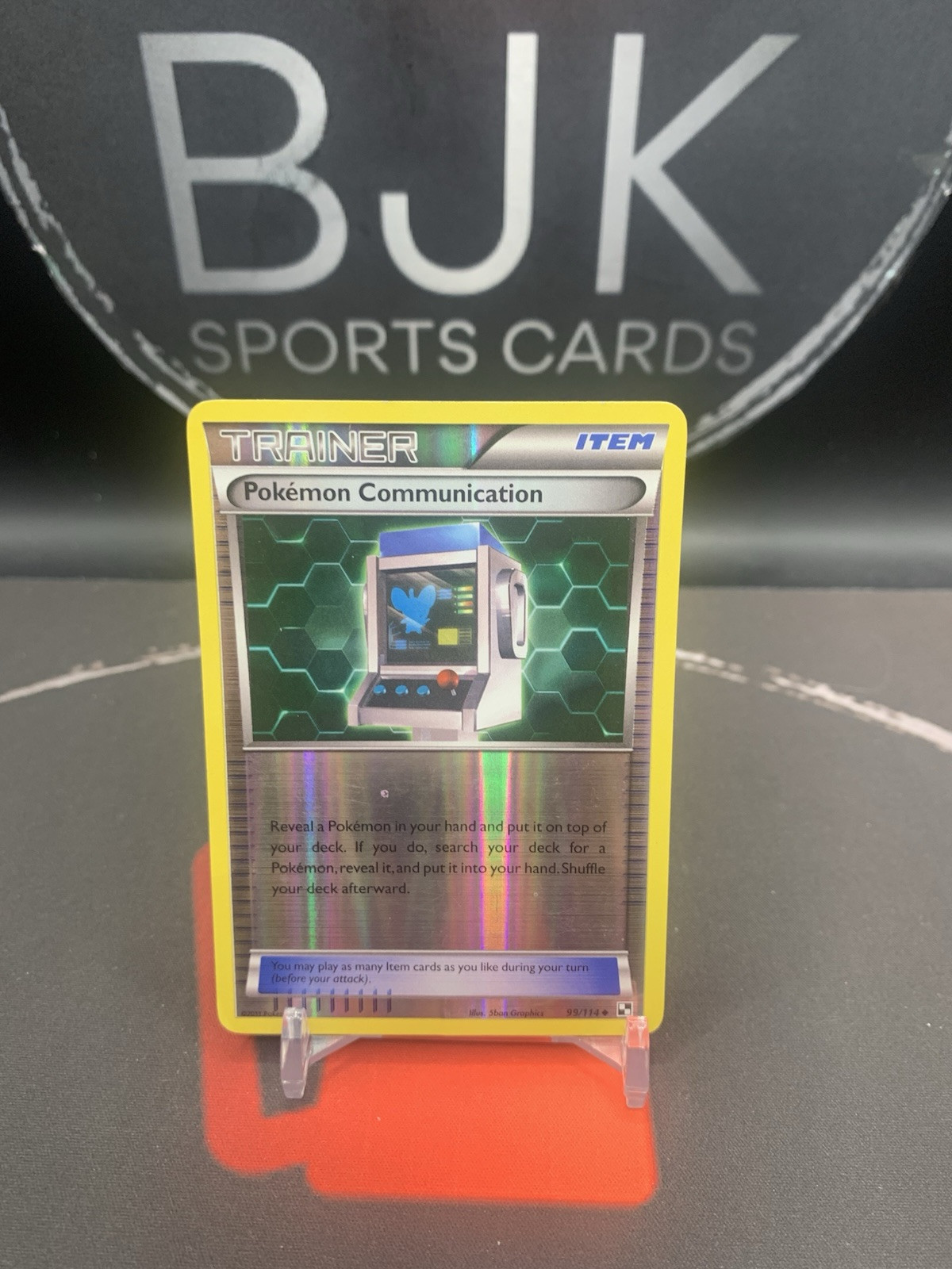 Pokemon Communication 99/114 Black & White Reverse Holo