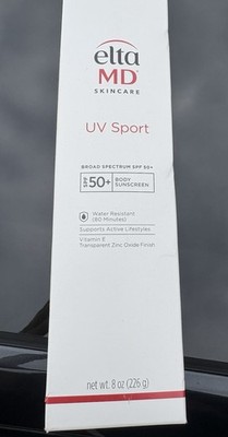 ELTA MD UV SPORT BROAD SPECTRUM SPF 50+ BODY SUNSCREEN 8 OZ ~ 10/2026 ~ New
